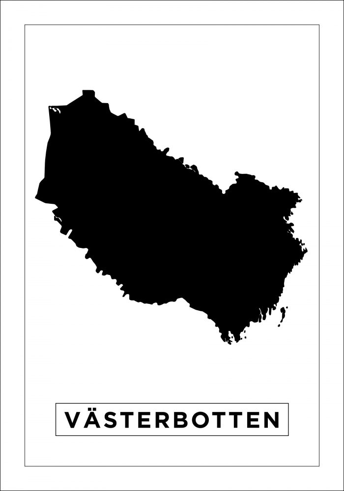 Mapa - Vsterbotten - Cartel Blanco