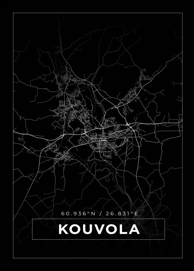Mapa - Kouvola - Cartel Negro