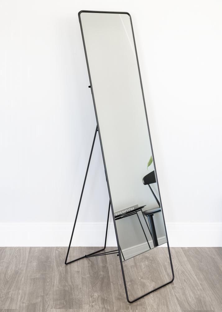 Espejo de suelo House Doctor Chic Negro 45x175 cm