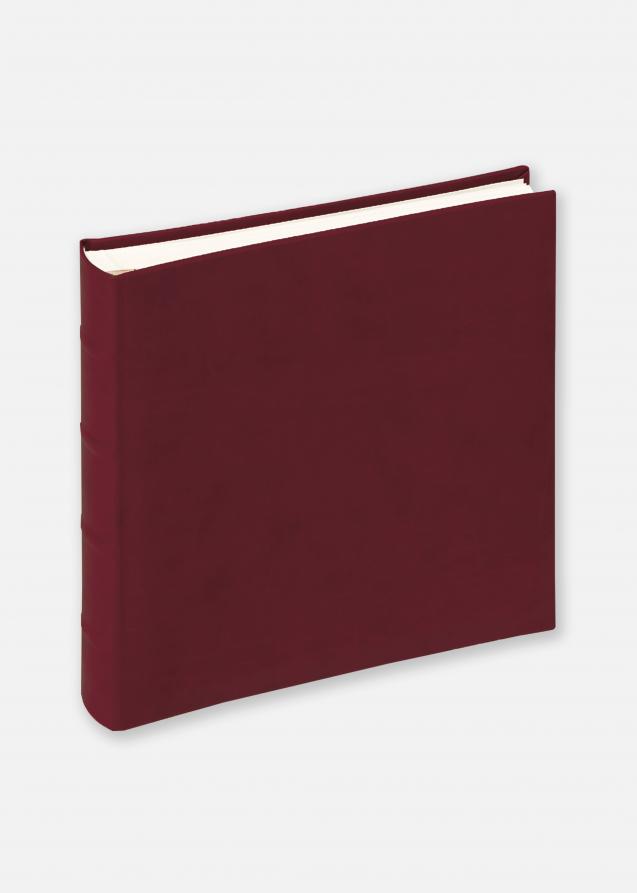 Walther Álbum de fotos Classic Rojo - 26x25 cm (60 Páginas blancas / 30 hojas)