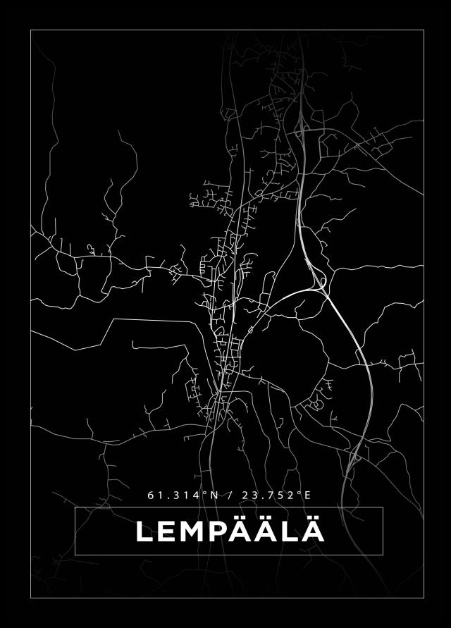 Mapa - Lempäälä - Cartel Negro