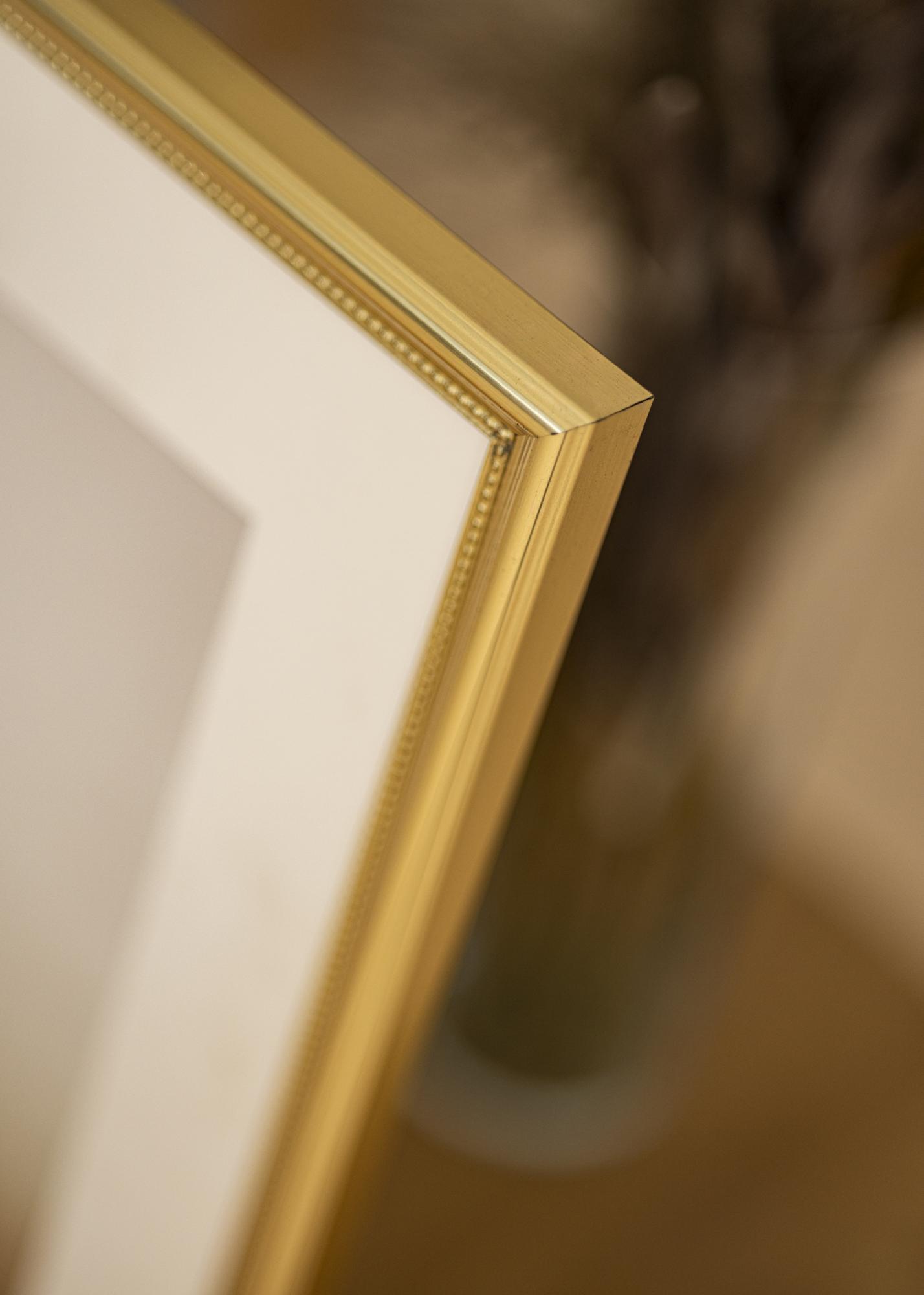 Marco de cuadro dorado, 21x30 cm 