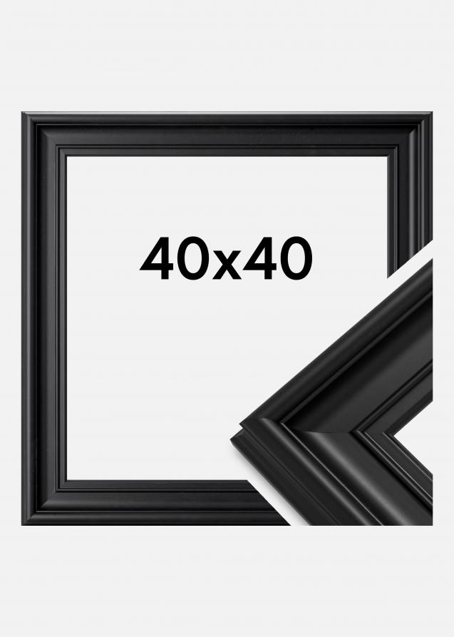 Marco Mora Premium Vidrio acrílico Negro 40x40 cm