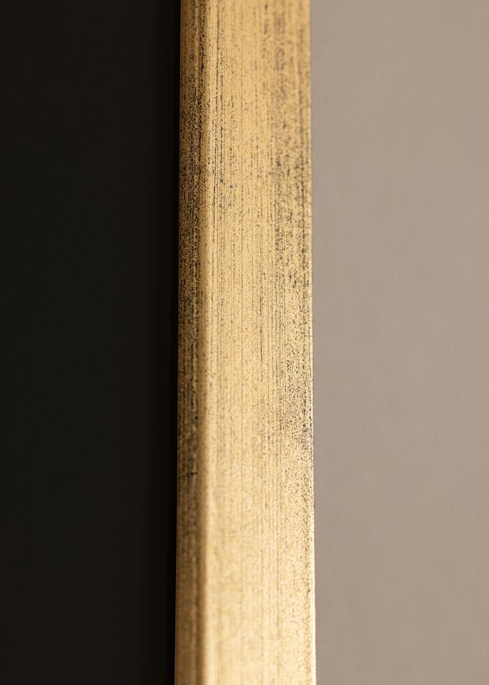Marco Stilren Dorado 30x40 cm - Paspart Negro 21x29,7 cm (A4)