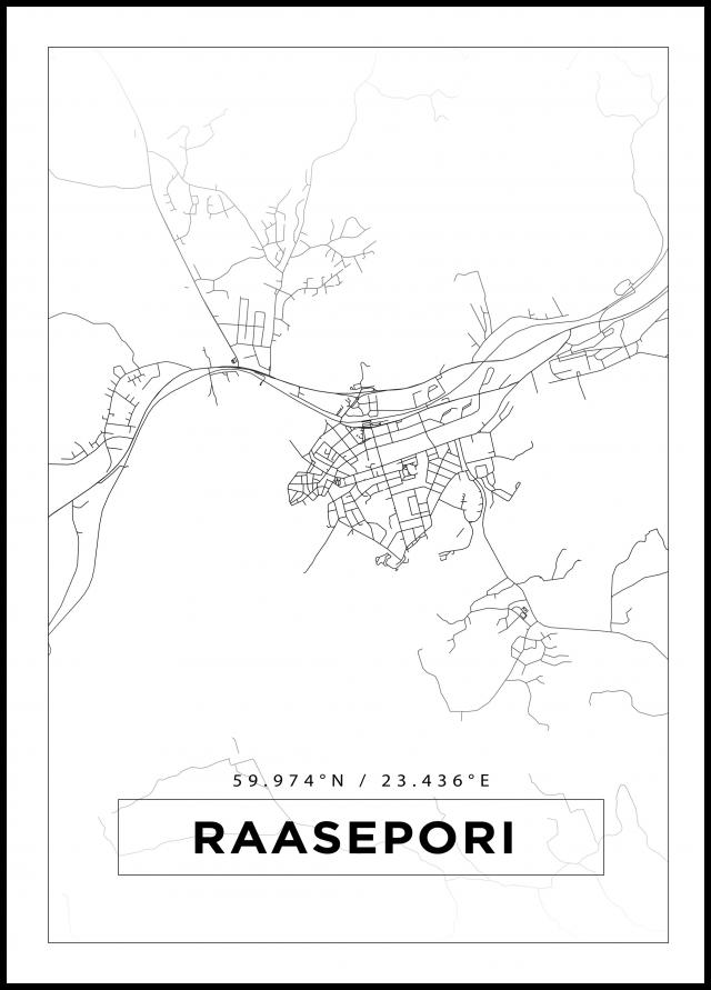 Mapa - Raseborg - Cartel Blanco