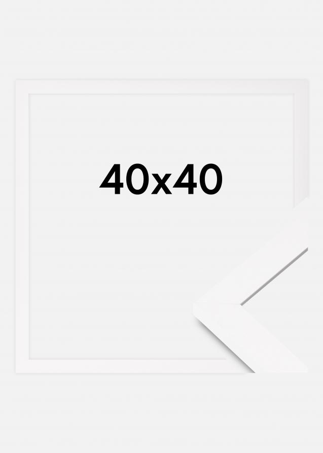 Marco BGA Classic Vidrio acrílico Blanco 40x40 cm