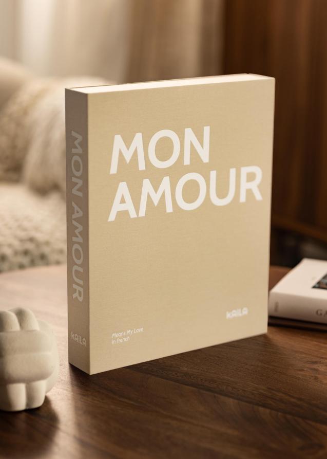 KAILA MON AMOUR - Coffee Table Photo Álbum (60 Páginas negras / 30 hojas)