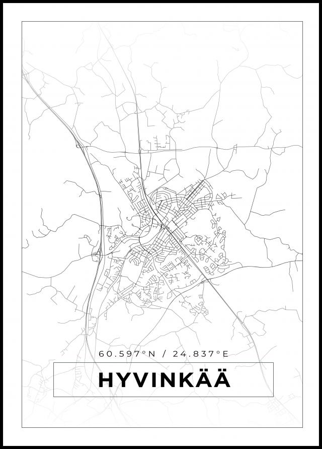 Mapa - Hyvinkää - Cartel Blanco