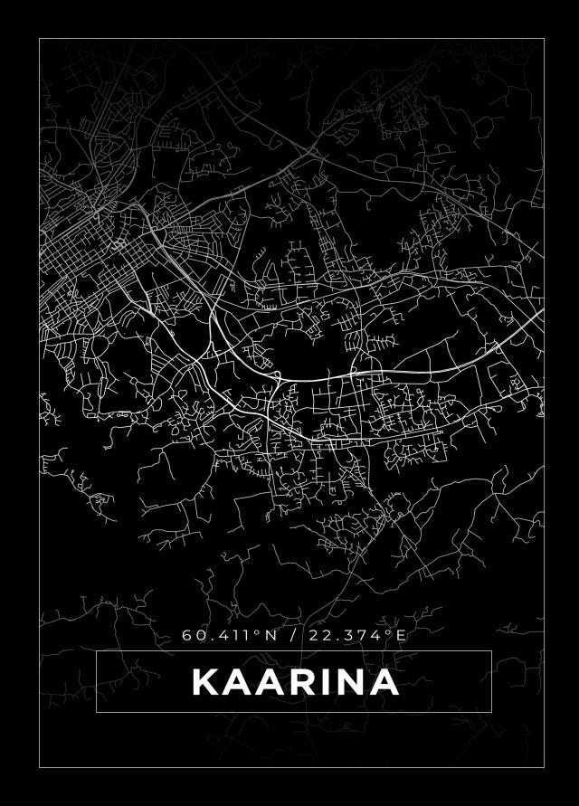 Mapa - Kaarina - Cartel Negro