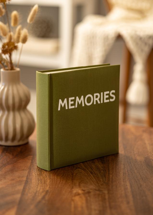 Memories Linen Álbum Verde - 200 Fotos en formato 10x15 cm