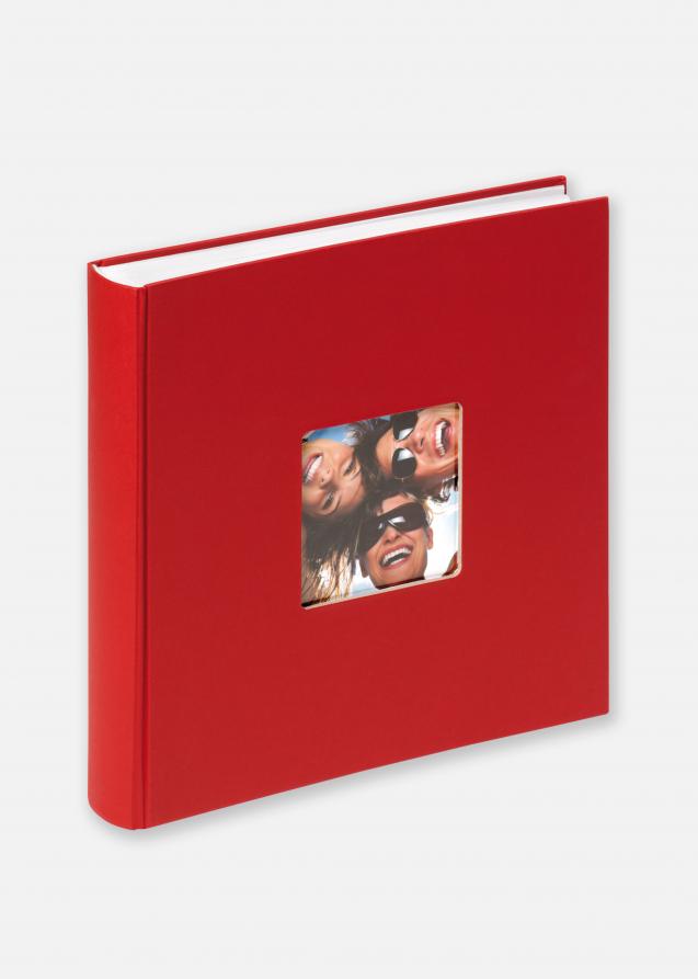 Fun Álbum Rojo - 30x30 cm (100 Páginas blancas / 50 hojas)