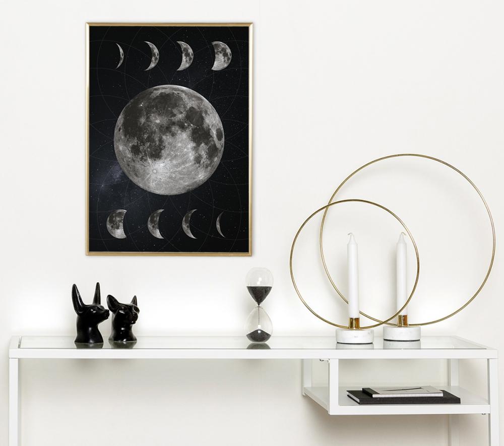 Moon Phases Pster