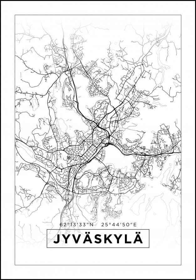 Mapa - Jyväskylä - Cartel Blanco