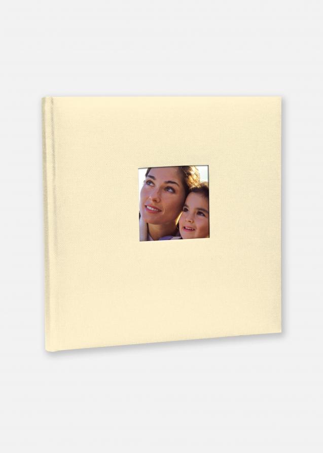 Zep Cotton Álbum de fotos Blanco - 24x24 cm (40 Páginas blancas / 20 hojas)
