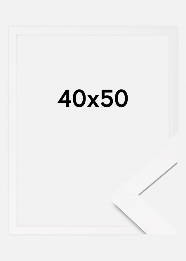 Marco BGA Classic Vidrio acrílico Blanco 40x50 cm