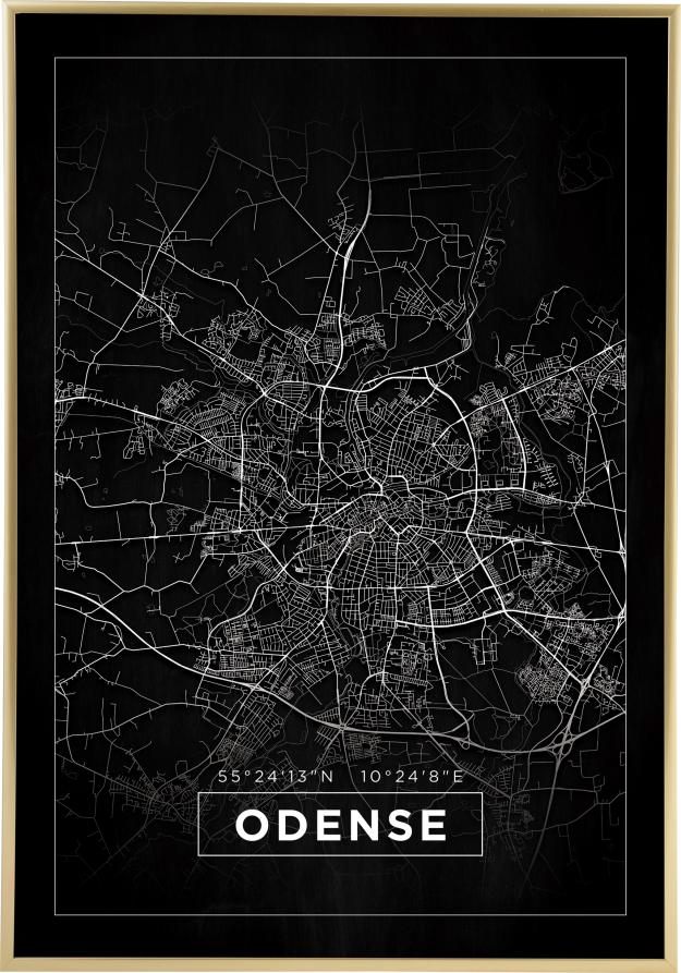 Mapa - Odense - Cartel Negro