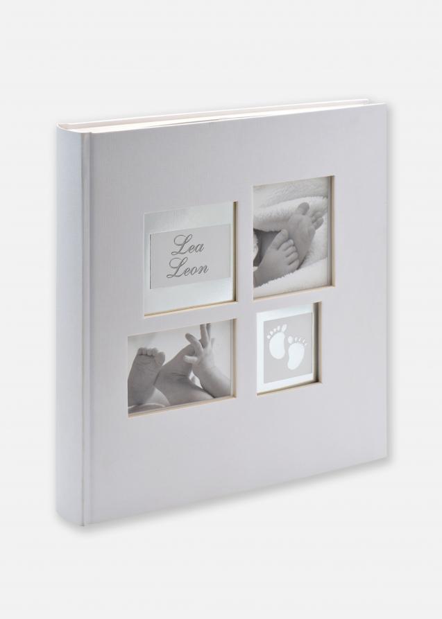 Little Foot Álbum Gris blanquecino - 28x30,5 cm (60 Páginas blancas / 30 hojas)