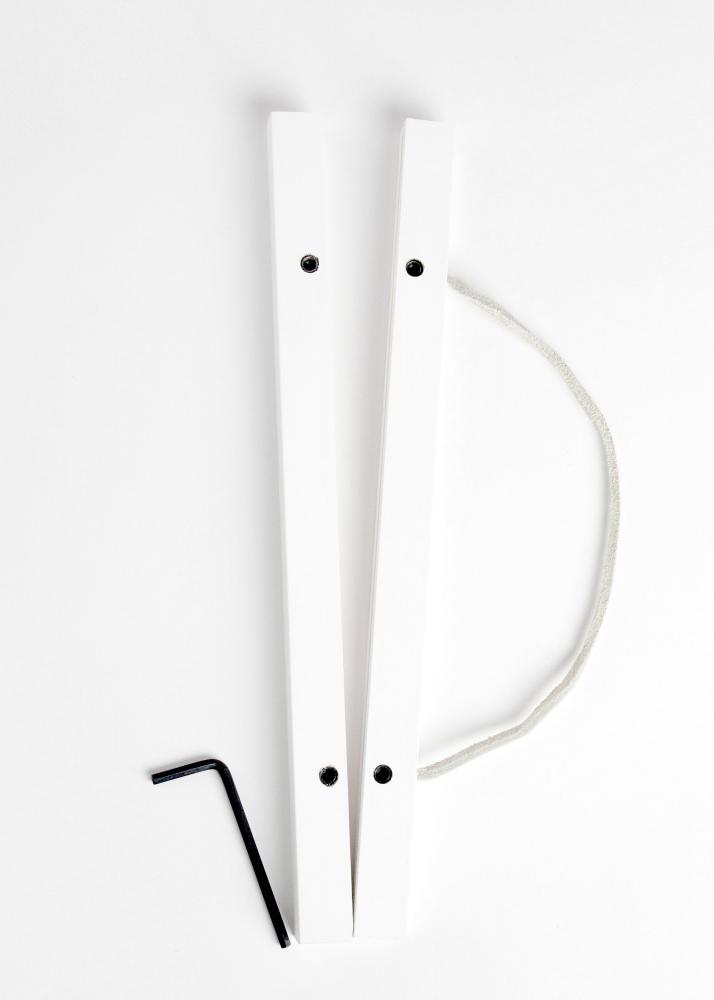 Colgador para psters Blanco - 21 cm