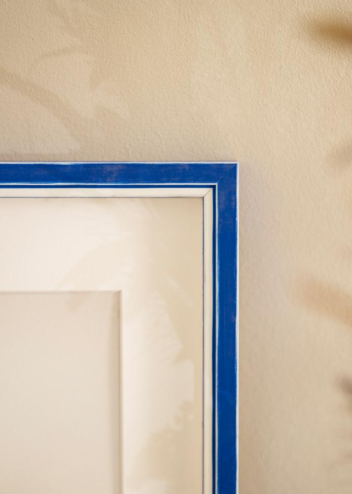 Marco Diana Vidrio acrlico Azul 40x60 cm