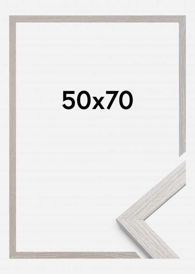 Marco Stilren Vidrio acrílico Light Grey Oak 50x70 cm
