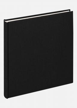 Cloth lbum Negro - 22,5x24 cm (40 Pginas blancas / 20 hojas)