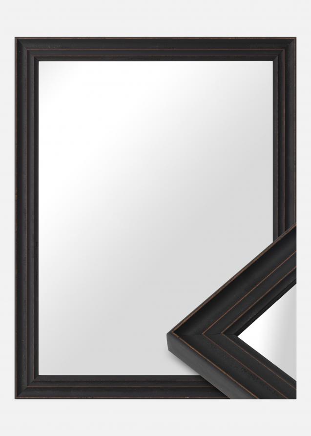 Espejo Heby Negro - Tamaño personalizable