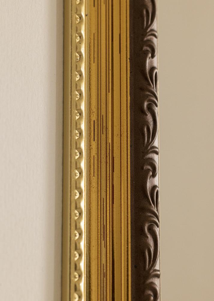 Marco Abisko Vidrio acrlico Dorado 42x59,4 cm (A2)