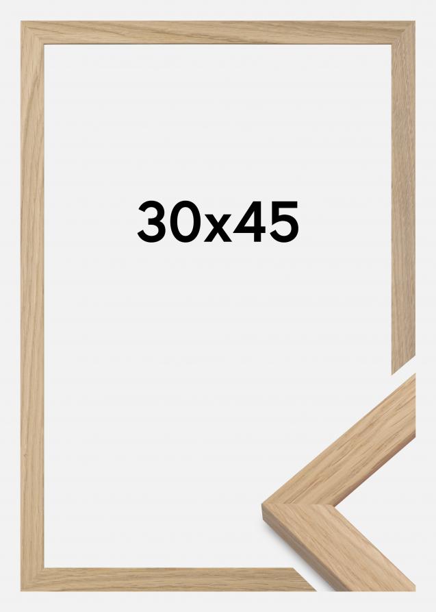 Marco Oak Wood Vidrio acrílico 30x45 cm