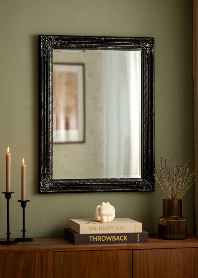 Espejo Antique Negro 50x70 cm