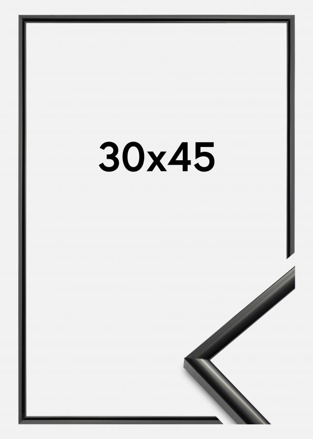 Marco New Lifestyle Vidrio acrílico Negro 30x45 cm