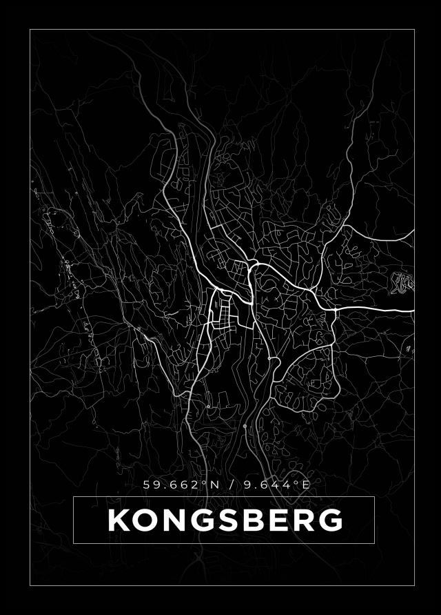 Mapa - Kongsberg - Cartel Negro