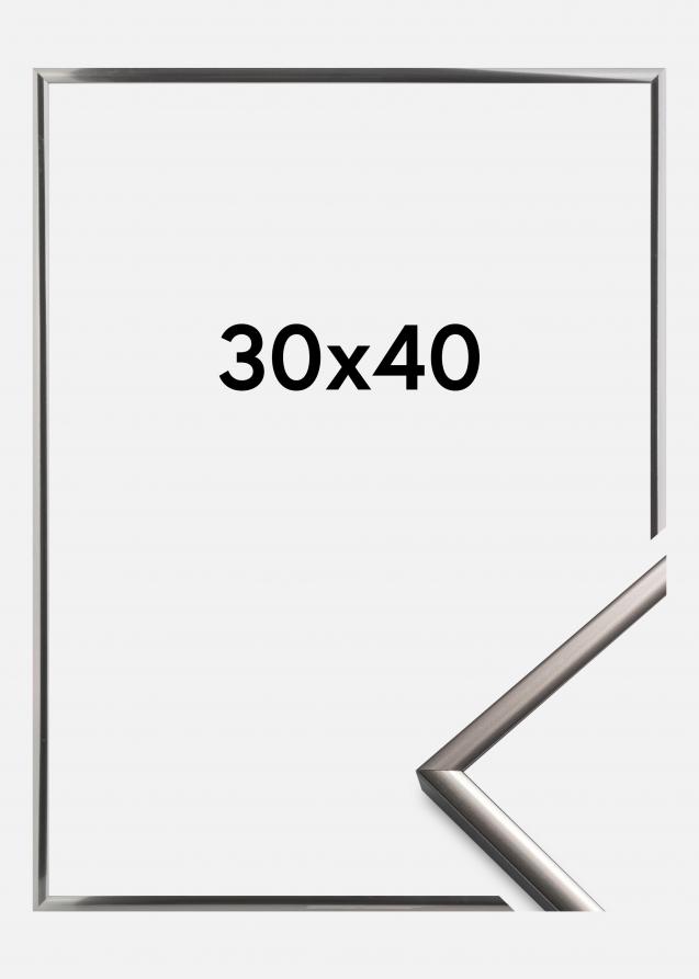 Marco New Lifestyle Vidrio acrílico Acero 30x40 cm