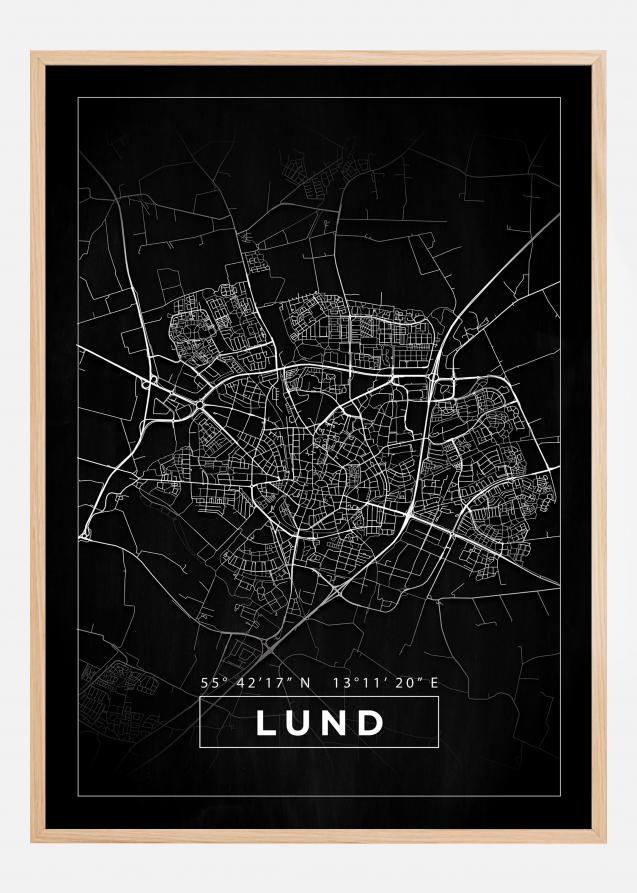 Mapa - Lund - Cartel Negro