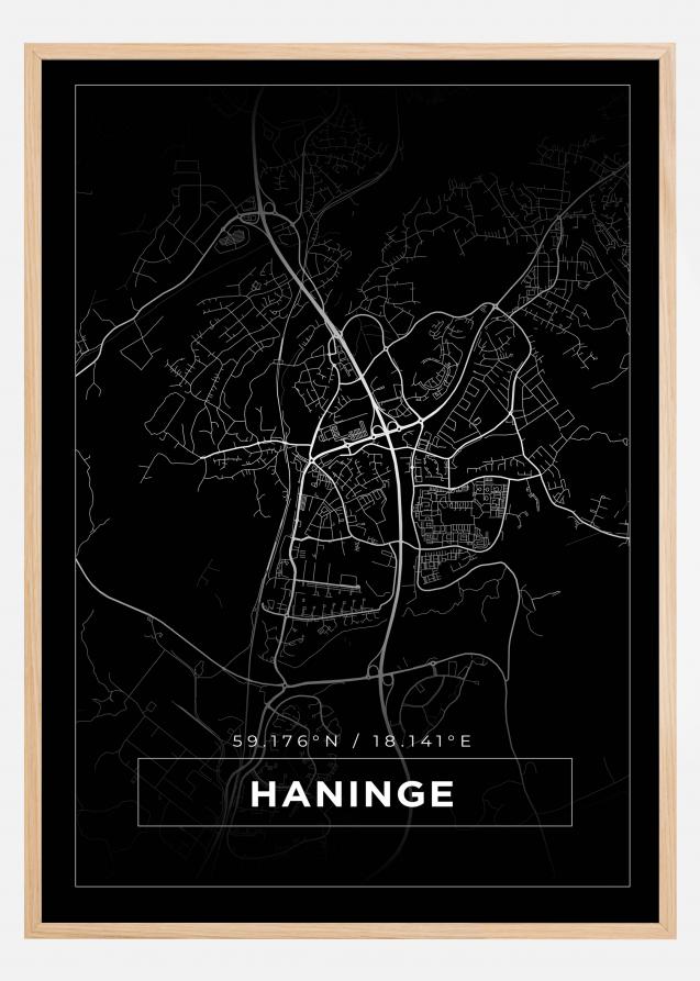 Mapa - Haninge - Cartel Negro