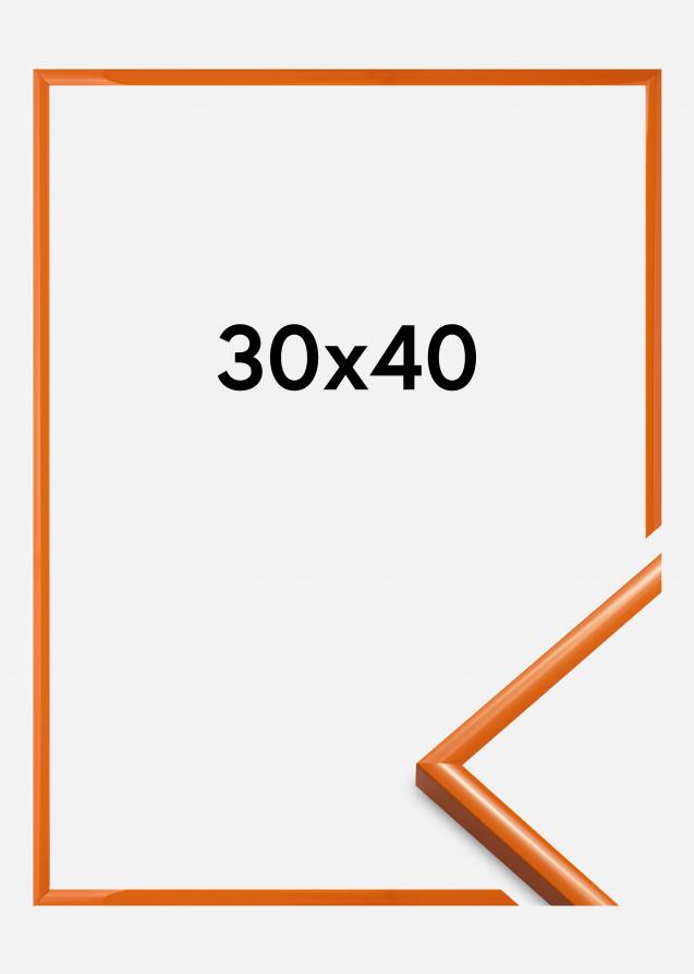 Marco New Lifestyle Vidrio acrílico Naranja claro 30x40 cm