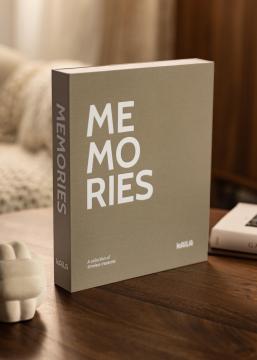 KAILA MEMORIES Grey/White - Coffee Table Photo lbum (60 Hojas negras)