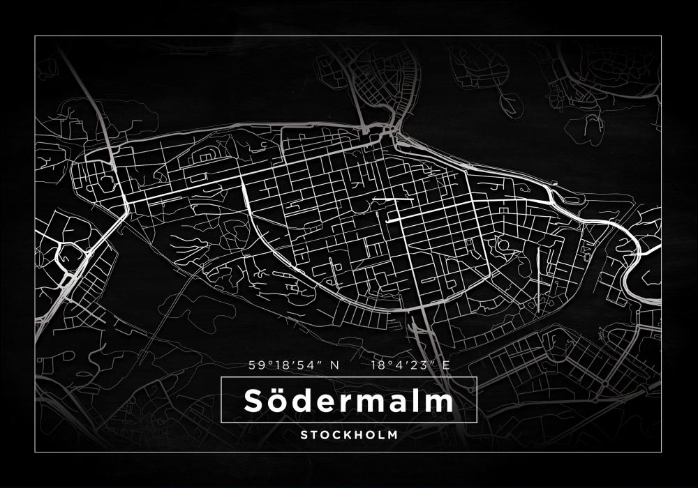 Mapa - Sdermalm - Cartel Negro