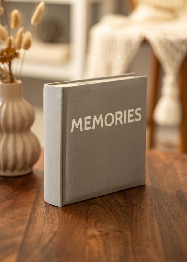 Memories Linen Álbum Gris oscuro - 200 Fotos en formato 10x15 cm