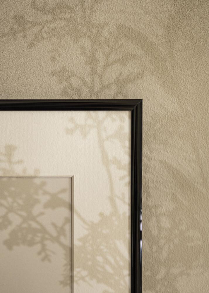Marco Scandi Vidrio acrlico Negro 40x60 cm