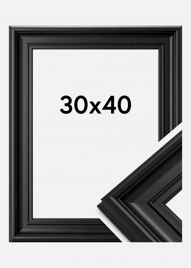 Marco Mora Premium Vidrio acrílico Negro 30x40 cm
