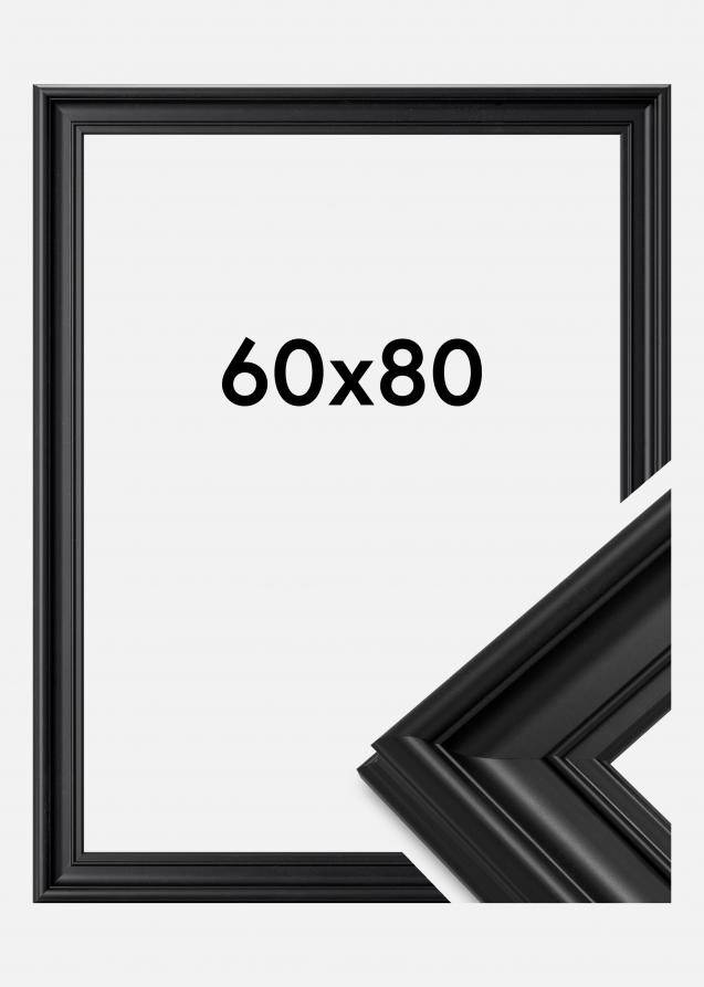 Marco Mora Premium Vidrio acrílico Negro 60x80 cm
