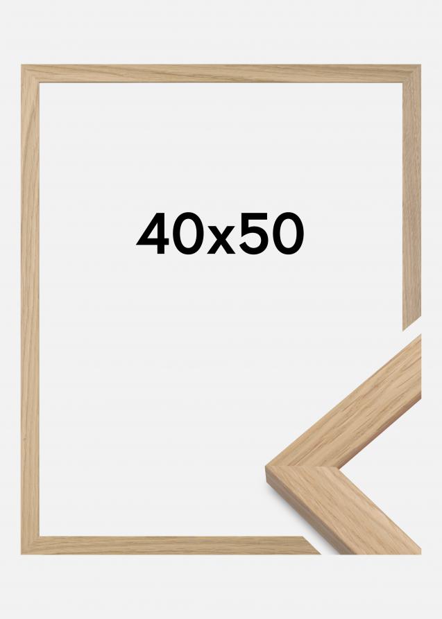 Marco Oak Wood Vidrio acrílico 40x50 cm