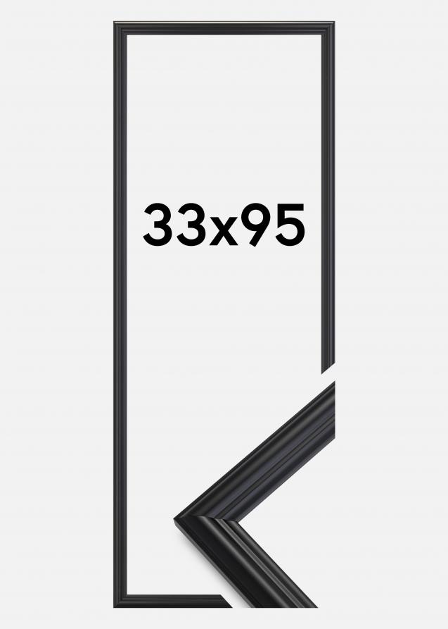Marco Siljan Vidrio acrílico Negro 33x95 cm