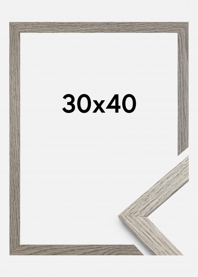 Marco Stilren Vidrio acrílico Grey Oak 30x40 cm