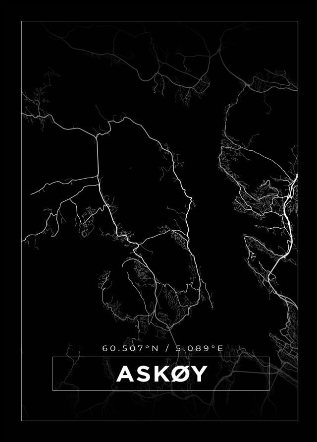Mapa - Askøy - Cartel Negro