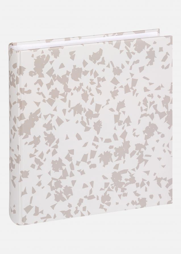 Terrazzo Stone Álbum Blanco - 28x29 cm (60 Páginas blancas / 30 hojas)