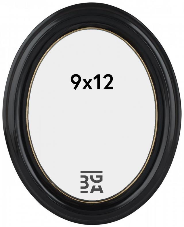 Eiri Mozart Ovalado Negro 9x12 cm