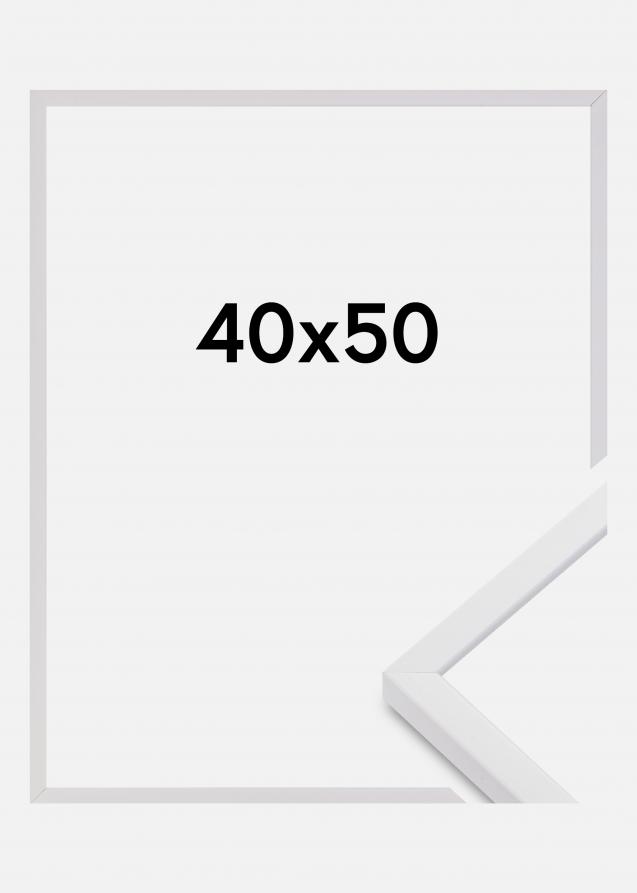 Marco E-Line Vidrio acrílico Blanco 40x50 cm