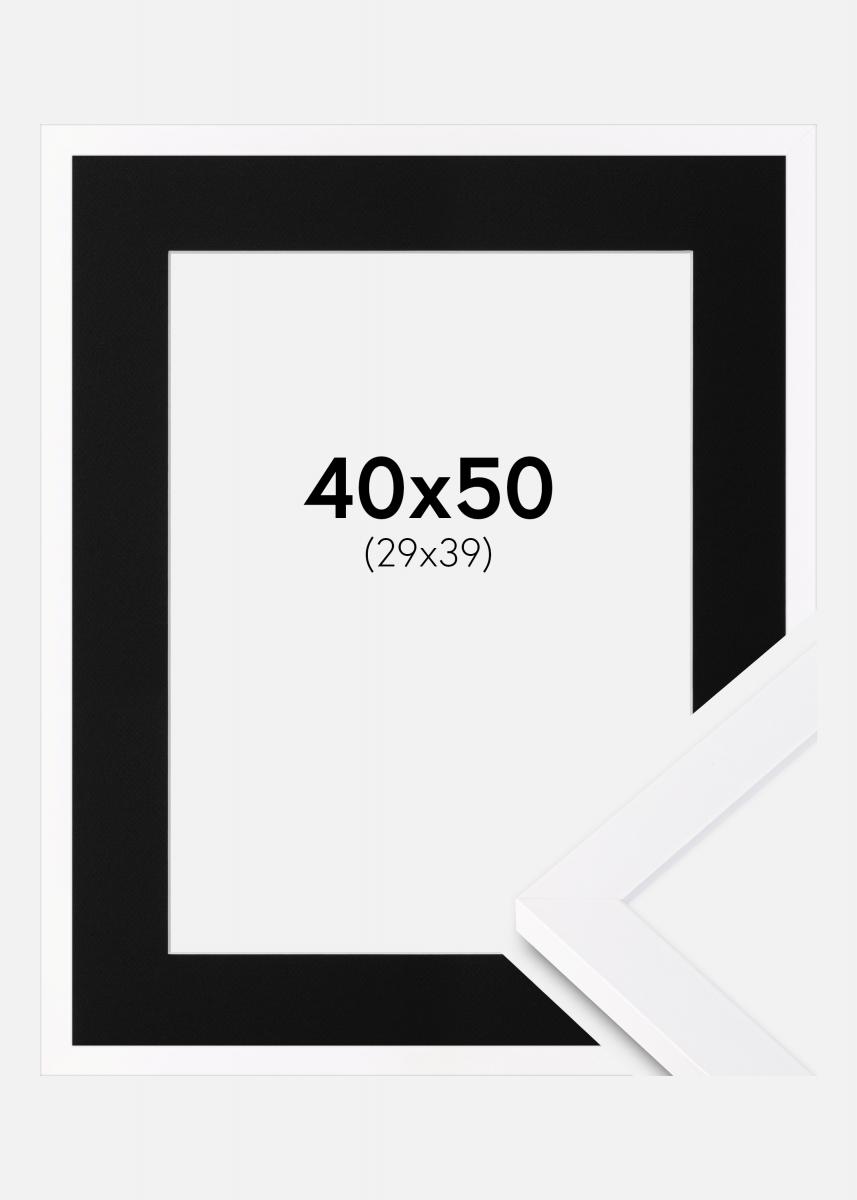 Compra Marco Selection Blanco 40x50 cm - Paspartú Negro 30x40 cm aquí 