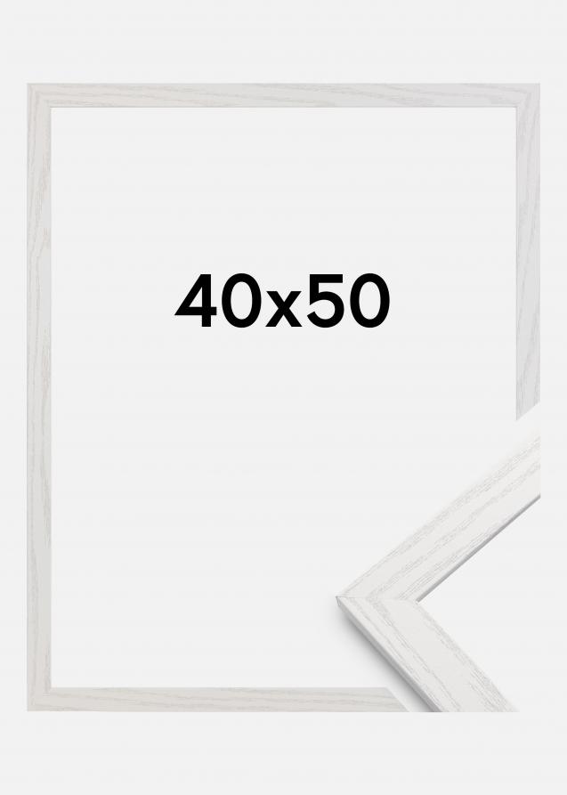 Marco Stilren Vidrio acrílico White Oak 40x50 cm